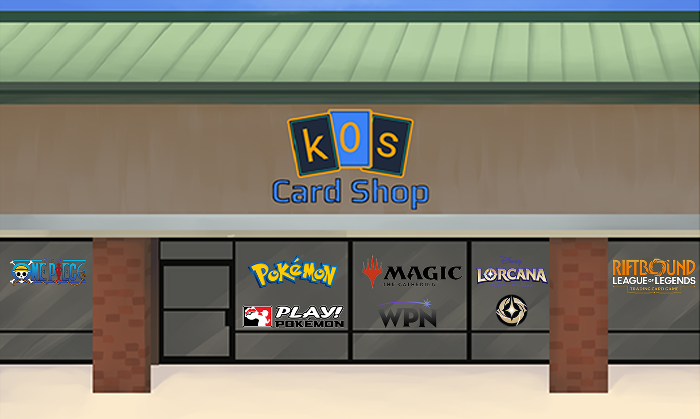 k0s Card Shop Storefront